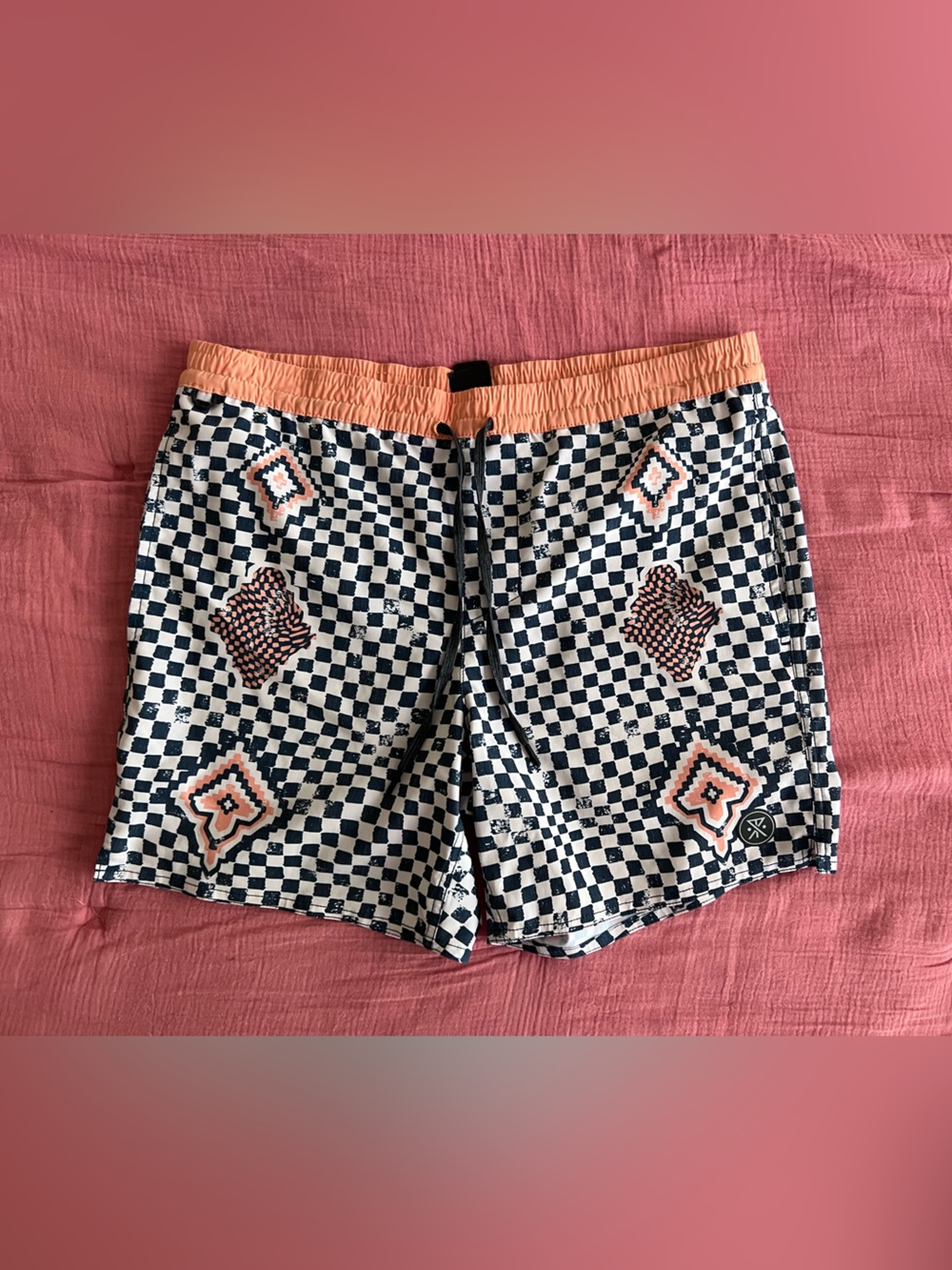 Men's ROARK Checkerboard Swim Trunks